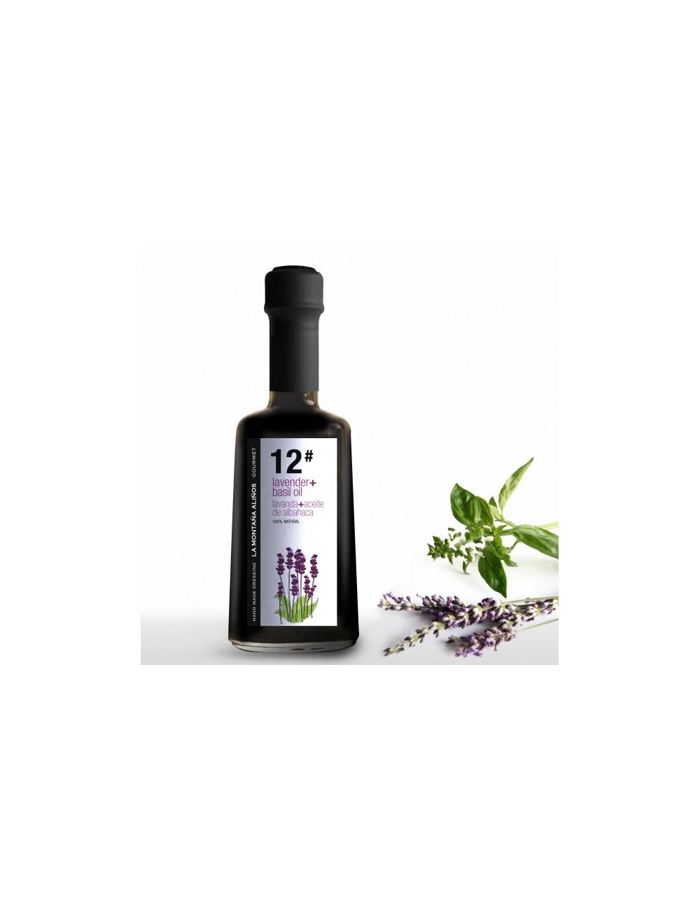 Aliño de Lavanda con Aceite de Albahaca La Montaña Aliños 10 250ml