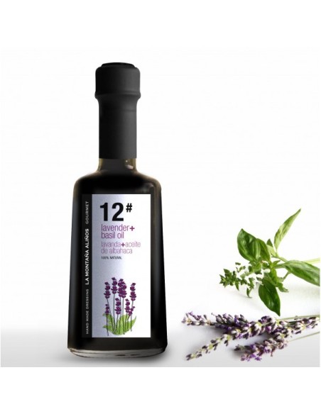 Aliño de Lavanda con Aceite de Albahaca La Montaña Aliños 10 250ml
