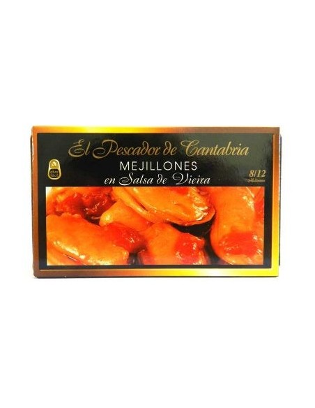 Mejillones de las Rias Gallegas en Escabeche Gigantes El Pescador de Cantabria