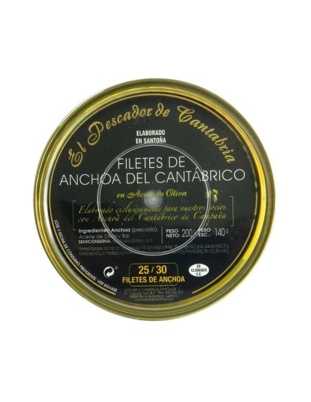 Anchoa Cantabria Serie Oro Premio Cata 2007 El Pescador de Cantabria