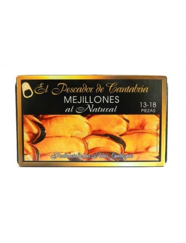 Mejillones al Natural  El pescador de Cantabria