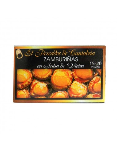 Zamburiñas en Salsa Vieira El Pescador de Cantabria