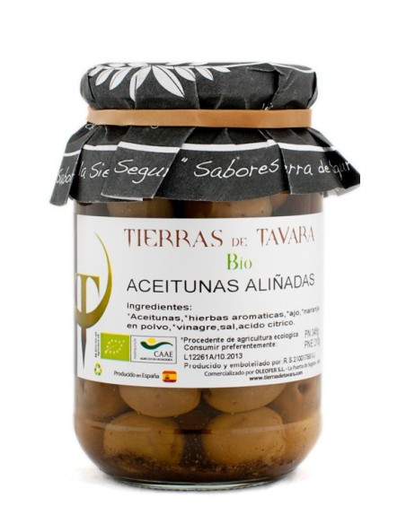 Aceitunas verdes Aliñadas Tierras de Tavara Bio