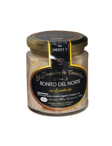 Bonito del Norte en Escabeche El Pesacdor de Cantabria