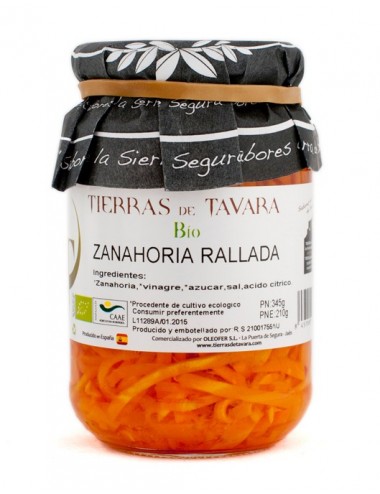 Zanahoria en tiras Tierras de Tavara  Bio