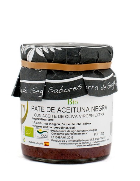 Paté de Aceituna Negra Tierras de Tavara  Bio