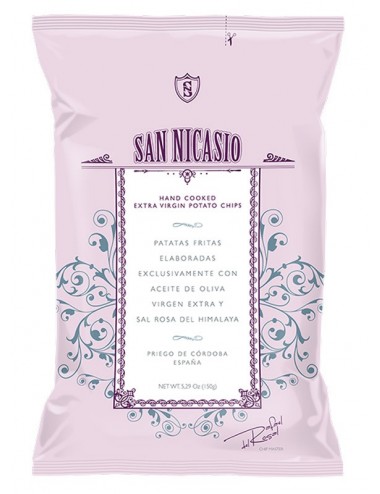 Patatas Fritas San Nicasio con AOVE y sal rosa de Himalaya