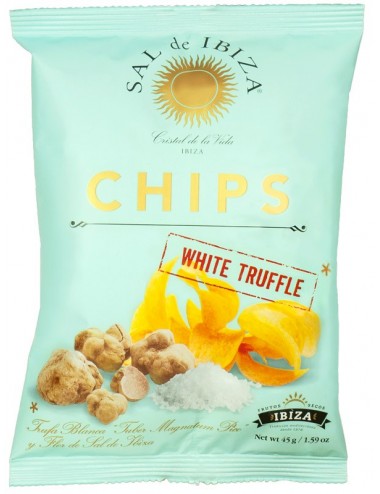Patatas Fritas con trufa blanca y flor de sal de Ibiza
