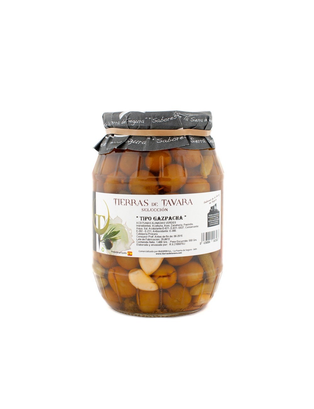 Aceituna Gazpacha Tierras de Tavara