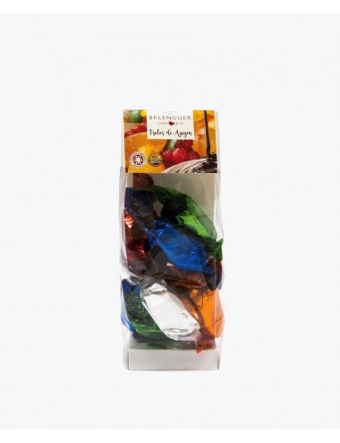 Frutas de Aragón bañadas en chocolate 150gr