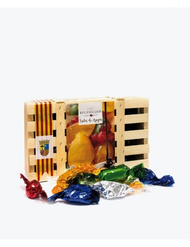 Frutas de Aragón bañadas en chocolate 400gr