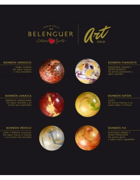 Bombones Gourmet Artesanos Serie GOLD Belenguer