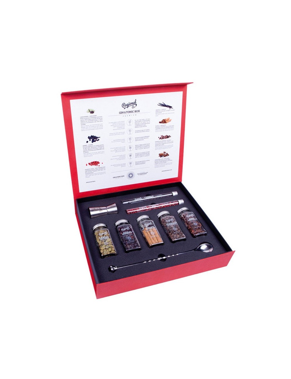 Estuche Gin & Tonic Box con Botánicos Regional...