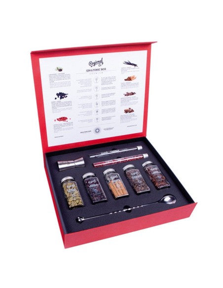 Estuche Gin & Tonic Box con Botánicos Regional & Co