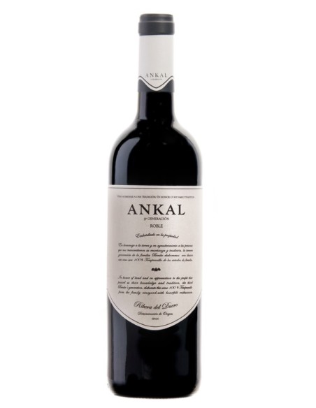 Vino Tinto Roble 8 meses Ankal