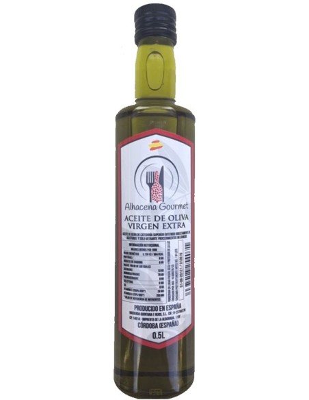 Aceite de Oliva Virgen Extra Alhacena Gourmet 500ml.