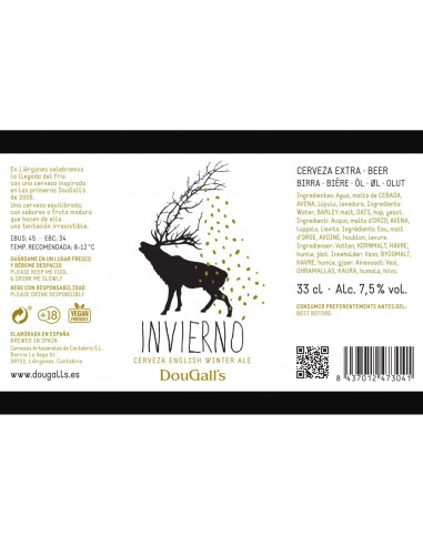 Cerveza Dougall's Invierno