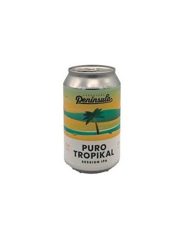Cerveza Península Puro Tropikal lata 33cl