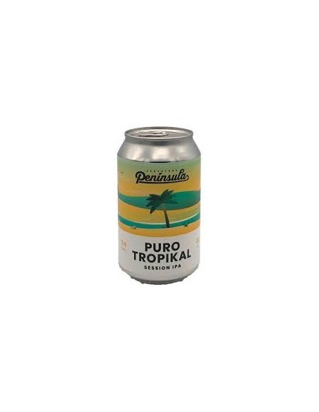 Cerveza Península Puro Tropikal lata 33cl