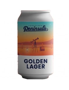 Cerveza Península Golden Lager lata 33cl