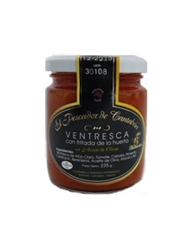 Ventresca con Fritada de la Huerta El Pescador de Cantabria