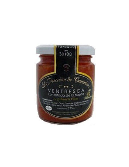 Ventresca con Fritada de la Huerta El Pescador de Cantabria