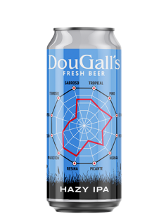 Cerveza Dougall´s Hazy IPA (lata 44cl)