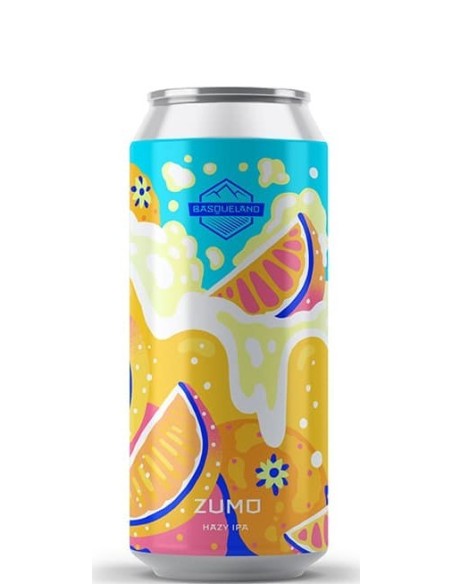 Cerveza Basqueland ZUMO Hazy IPA lata 44cl.