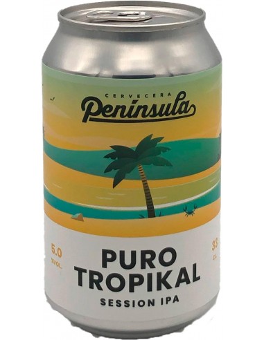 Cerveza Península Puro Tropikal lata 33cl