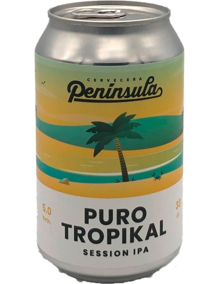 Cerveza Península Puro Tropikal lata 33cl