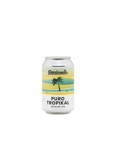 Cerveza Península Puro Tropikal lata 33cl