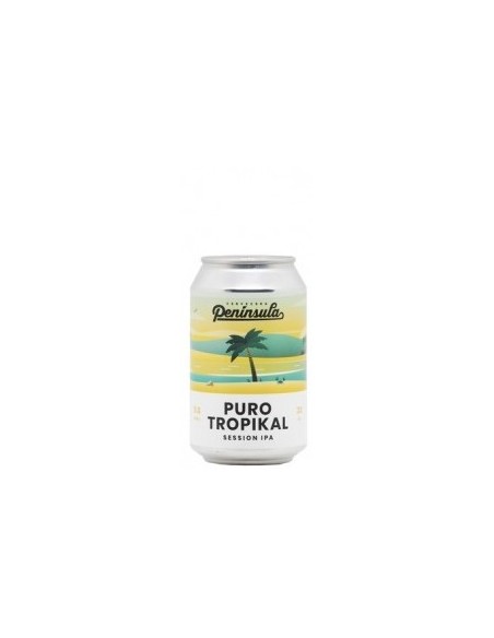 Cerveza Península Puro Tropikal lata 33cl