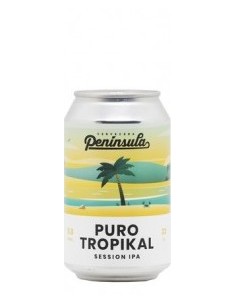 Cerveza Península Puro Tropikal lata 33cl