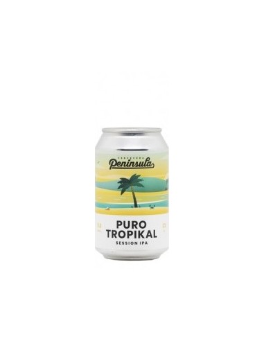 Cerveza Península Puro Tropikal lata 33cl