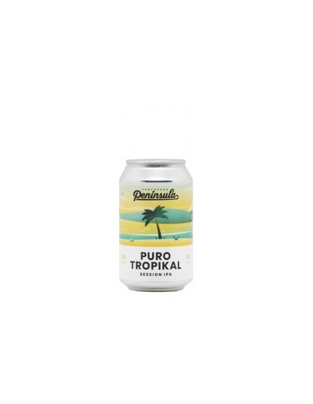 Cerveza Península Puro Tropikal lata 33cl