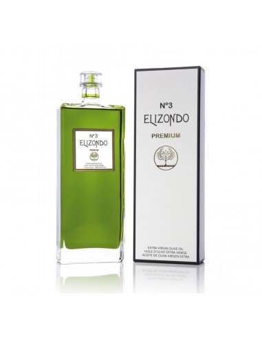 Aceite de oliva Virgen Extra Nº3 Premium 500 ml Picual Estuchado Elizondo
