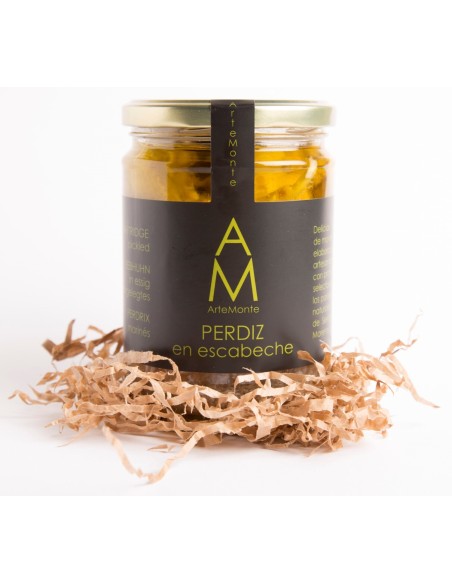 Perdiz en escabeche entera ArteMonte: escabeche del monte