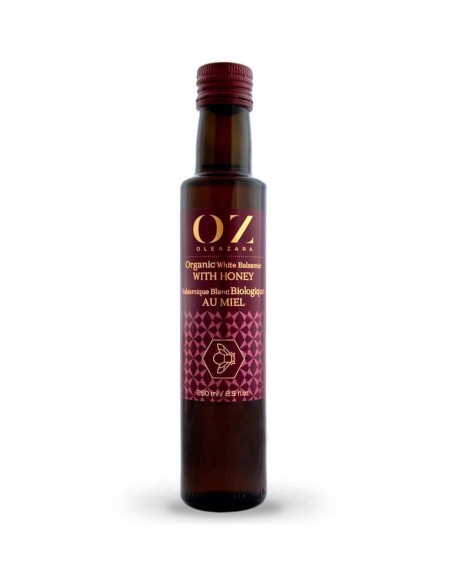 Vinagre Oleazara Balsámico blanco con miel ECO