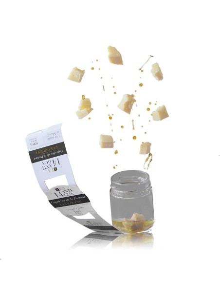 Queso de oveja añejo tarro caprichos 14 uva y queso La Antigua
