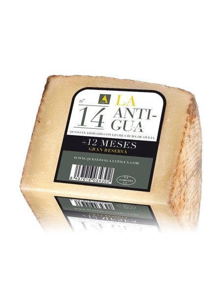 Cuña de queso La Antigua 14 Añejo de Oveja
