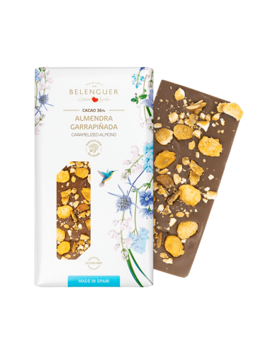 Chocolate con leche 36% y almendras...