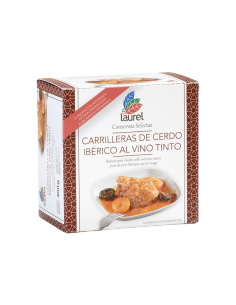 Carrilleras de cerdo ibérico al vino tinto