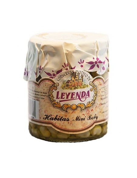 Habitas Mini Baby en Aceite de Oliva Leyenda