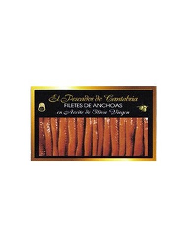 Anchoas del Cantábrico Ac. Oliva El Pescador de Cantabria 90 grs