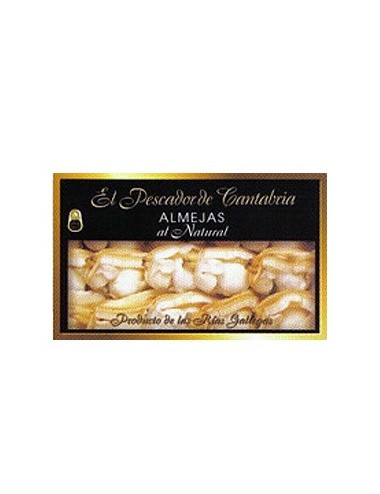 Almejas de las Rías Gallegas al Natural El Pescador de Cantabria