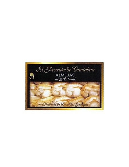 Almejas de las Rías Gallegas al Natural El Pescador de Cantabria